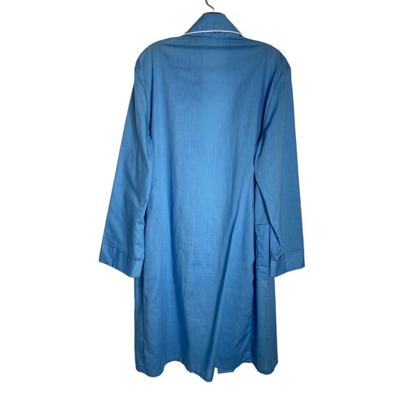 VINTAGE 70'S MEN'S SKY- BLUE BATHROBE SZ M - Picture 3 of 6